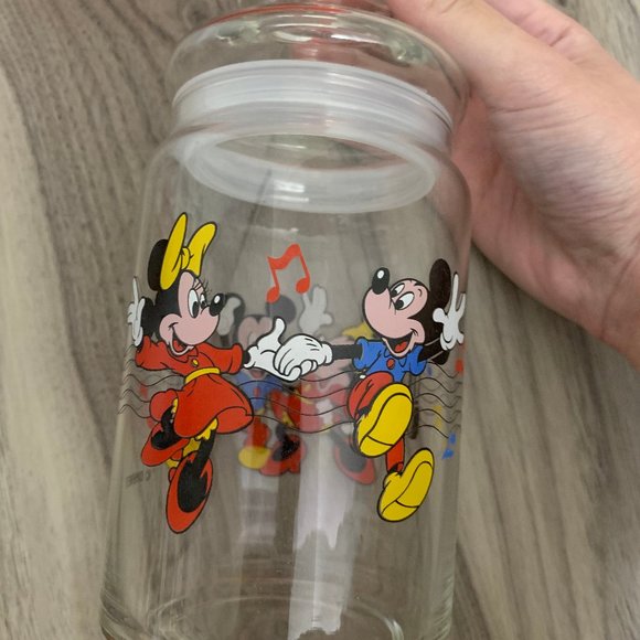 Vintage Disney Glass container | Mickey Mouse | Disney gift | glassware - Picture 5 of 5